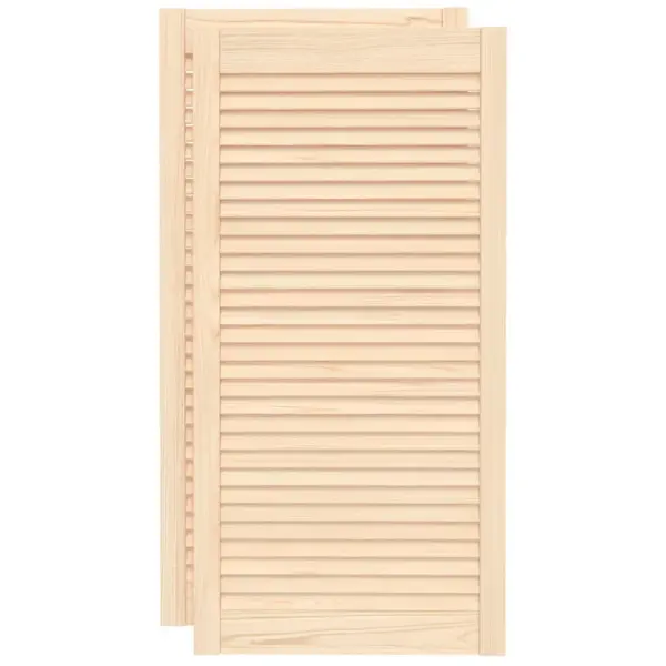 Männipuidust lamellkapiuksed, 2 tk, 99,3 x 49,4 cm – 2