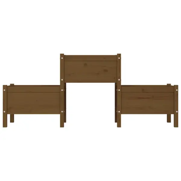 Kolme tasemega taimekast, meekarva männipuit, 178,5 x 44 x 75 cm – 4