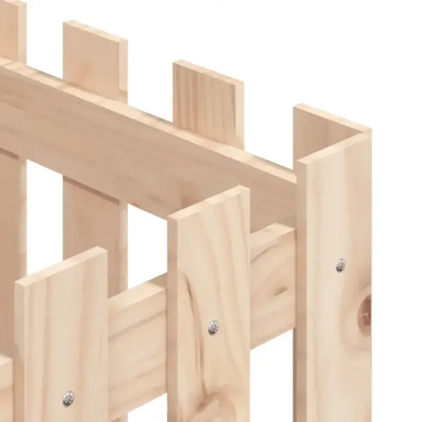 Aia disainiga männipuidust taimekast, pruun, 40 x 40 x 40 cm – 7