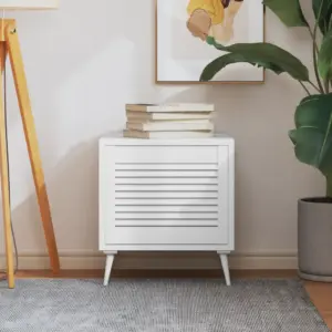 Männipuidust valge lamellkapiuks, 39,5 x 49,4 cm