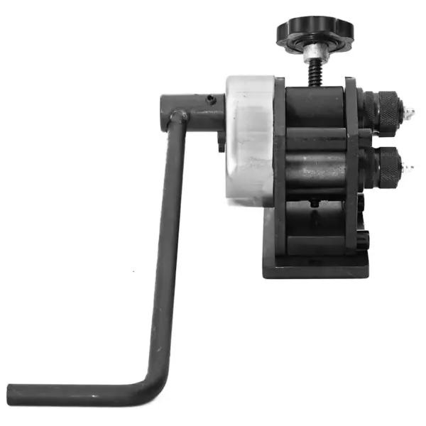 Manuaalne metallvalts tööpingile, malmist, ümarteras kuni 7 mm, lamedteras 25 x 5 mm – 2