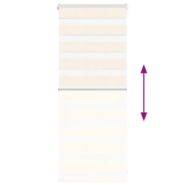 Marmorbeež sebra ruloo 60 x 100 cm, 100% polüester, alumiiniumsiiniga – 5