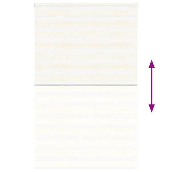 Triibuline päev-öö ruloo, marmorbeež, 140 x 200 cm, kanga laius 135,9 cm, polüester – 5