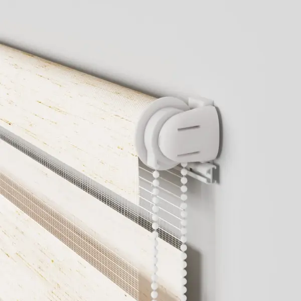 Triibuline päev-öö ruloo, marmorbeež, 140 x 200 cm, kanga laius 135,9 cm, polüester – 9