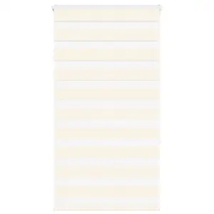 Marmorbeež zebra ruloo privaatsust reguleerivate ribadega, 75 x 150 cm, 100% polüester, alumiiniumsiiniga