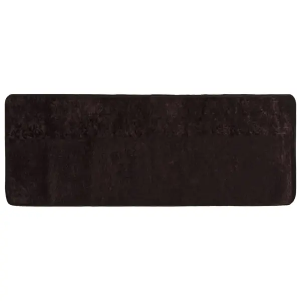 Koridorivaip Marsa, antratsiit, polüester-veluur, mitte-libiseva PVC alusega, 200 x 80 cm – 2