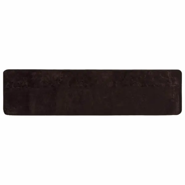 Koridorivaip Marsa antratsiit, polüester-veluur, libisemiskindla PVC põhjaga, 400 x 80 cm – 2