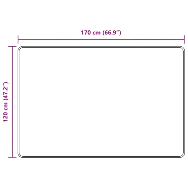 Madal polüester vaip Marsa, metsaroheline 170 x 120 cm – 7
