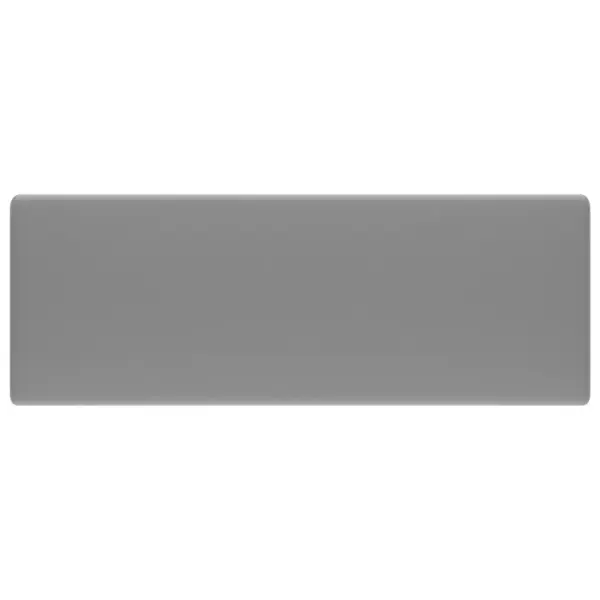 Kandiline matt helehall keraamiline valamu ülevooluga, 41 x 41 cm – 2