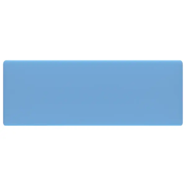 Kandiline keraamiline valamu ülevooluga, matt helesinine, 41 x 41 cm – 2