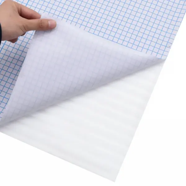 Matt triibuline aknakile privaatsuseks, valge, iseliimuv, 45 x 1000 cm – 6