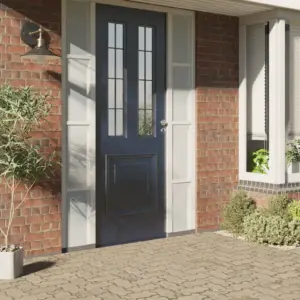 Matt triibuline aknakile privaatsuseks, valge iseliimuv PVC, 45 x 2000 cm