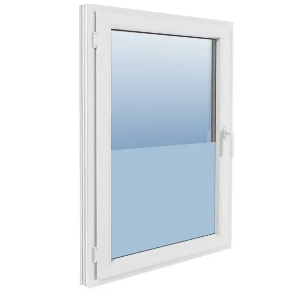 Matthall jäätunud aknakile privaatsuse tagamiseks, iseliimuv PVC, 90 cm x 50 m – 4