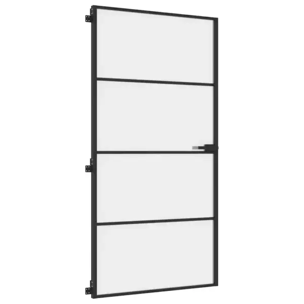 Mattklaasist siseuks musta alumiiniumraamiga, 102,5 x 201,5 cm – 5