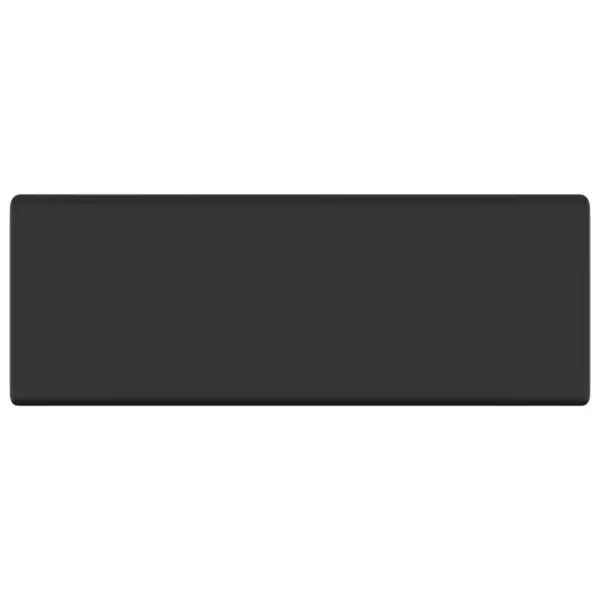 Kandiline keraamiline vannitoavalamu ülevooluga, mattmust, 41 x 41 cm – 2