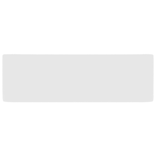 Mattvalge ristkülikukujuline keraamiline valamu kapi peale, 41 x 30 x 12 cm – 4