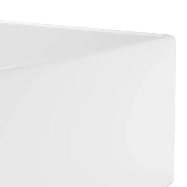 Mattvalge keraamiline vannitoavalamu ülevooluavaga, kapi peale, 480 x 250 mm – 6