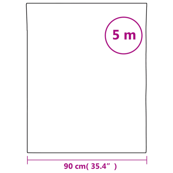 Aknakile privaatsuse ja valguse hajutamiseks, mattvalge PVC, 90 x 500 cm – 9