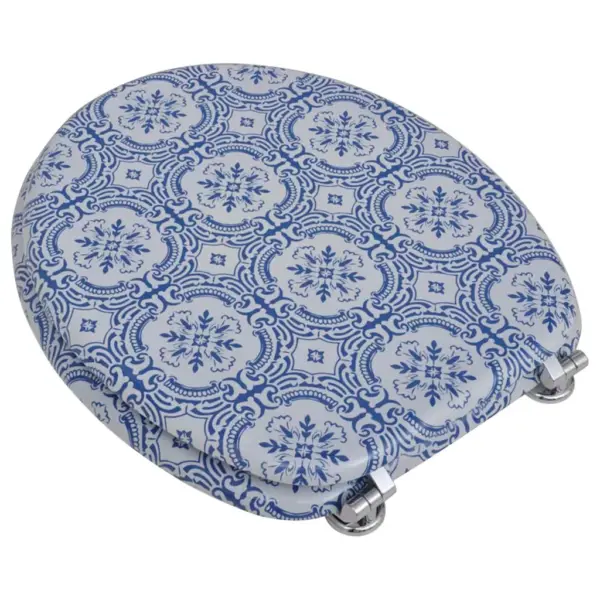 MDFist WC-prill-laud kaanega, portselani disain, reguleeritavad hinged, 43,7 x 37,8 cm – 3