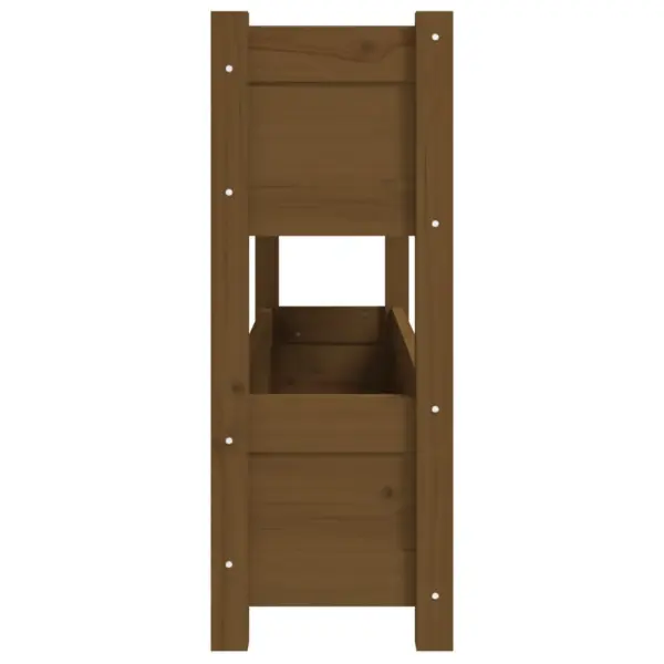 Kahekordne taimekast meekarva männipuidust, 112 x 25 x 66 cm – 6