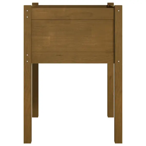 Meepruun männipuidust aia taimekast, 2 tk, 50 x 50 x 70 cm – 5