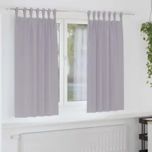 Pimendavad kardinad, metallhall polüester, 175 x 140 cm, 2 tk
