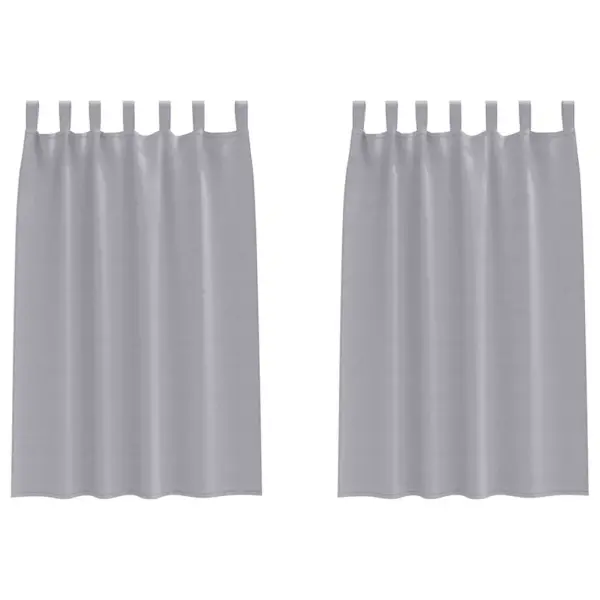 Pimendavad kardinad, metallhall polüester, 175 x 140 cm, 2 tk – 2