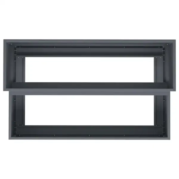 Ilmastikukindel metallist aiakast, antratsiit, 100 x 60 x 45 cm – 8