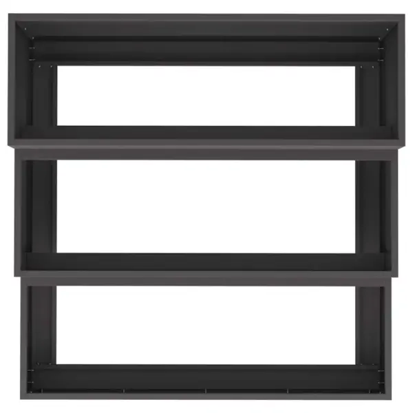 Metallist aiakast, must külmvaltsitud teras, 90 x 90 x 35 cm – 8