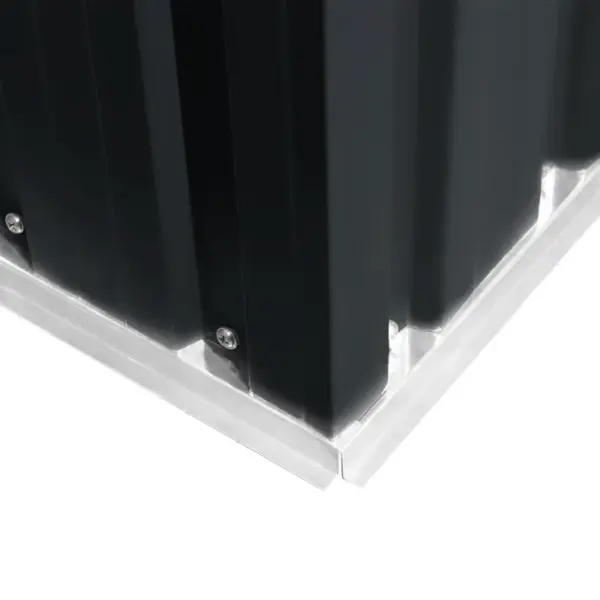 Metallist aiakuur lükandustega, antratsiithall, 257 x 298 x 178 cm – 8