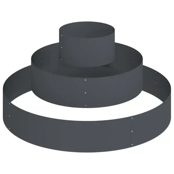 Metallist aiapeenar antratsiit, külmvalmistatud teras, 120 x 120 x 20 cm – 2