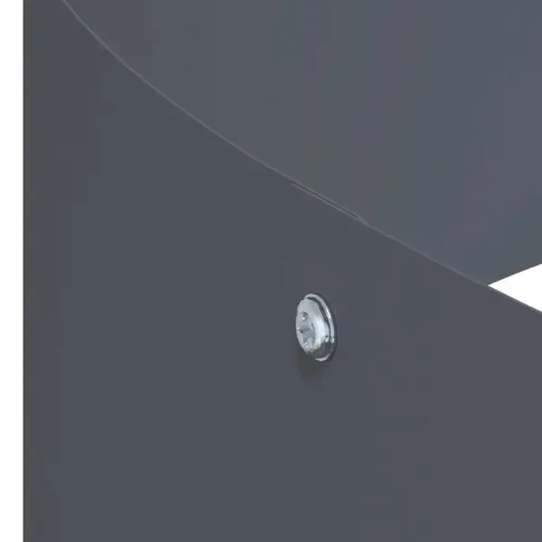 Metallist aiapeenar antratsiit, külmvalmistatud teras, 120 x 120 x 20 cm – 9