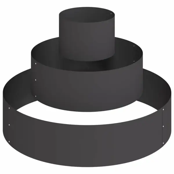 Metallist aiapeenar, must, 90 x 90 x 20 cm – 2