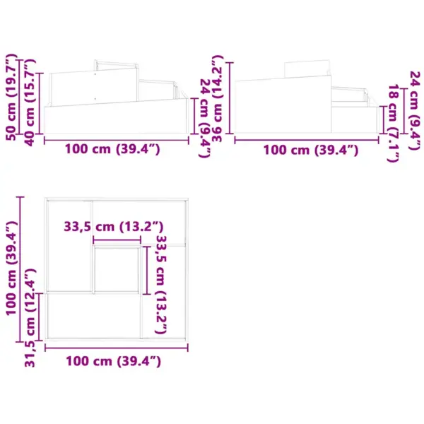Metallist aiapott antratsiit, 100 x 100 x 50 cm – 12