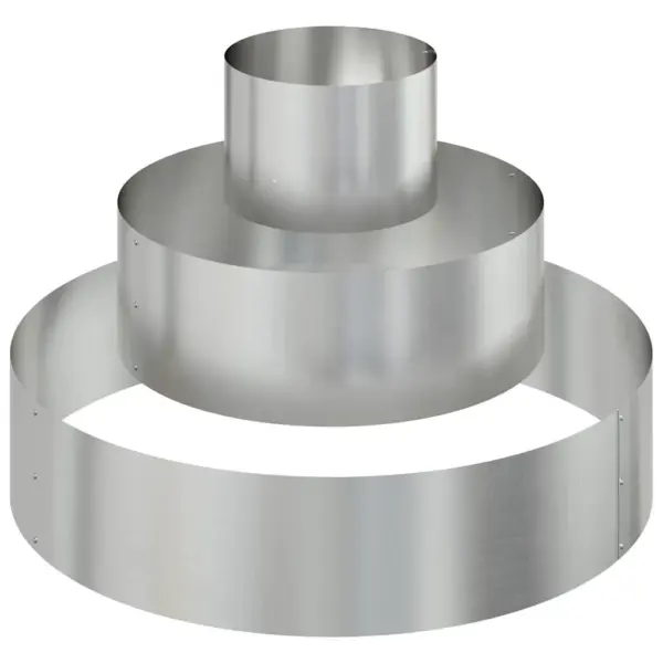 Metallist istutuskast aeda, hõbedane tsinkteras, 90 x 90 x 20 cm – 2