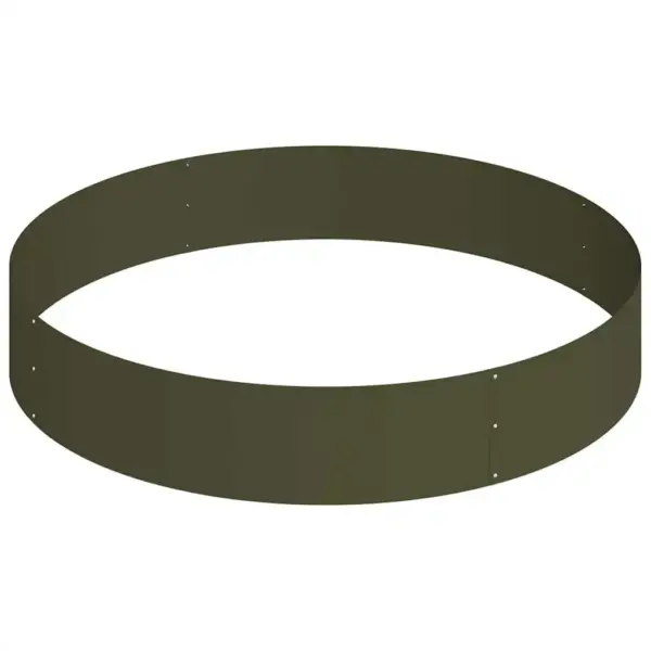 Metallist istutuskast aeda, oliivroheline, 120 x 120 x 20 cm – 5