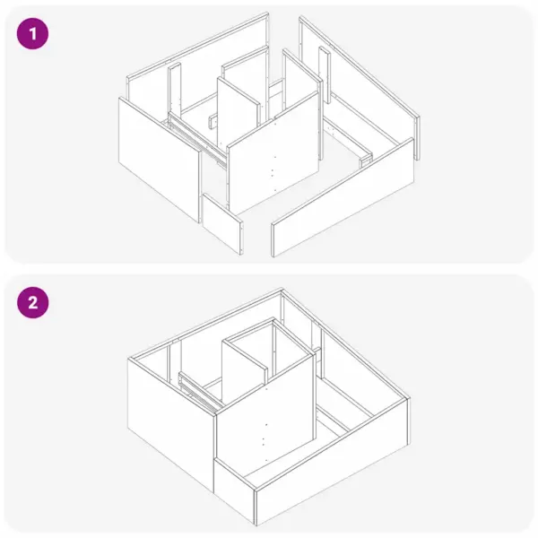 Aia istutuskast metallist, küps roheline, 80 x 80 x 50 cm – 10