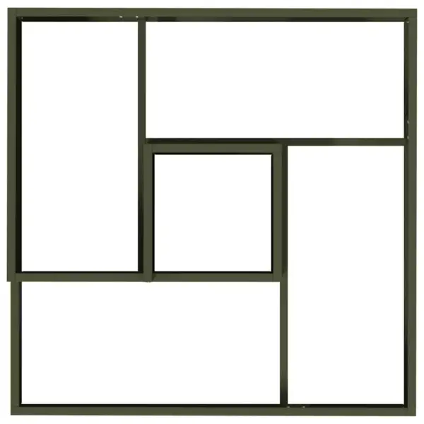 Metallist istutuskast, oliivroheline, 60 x 60 x 50 cm - 5