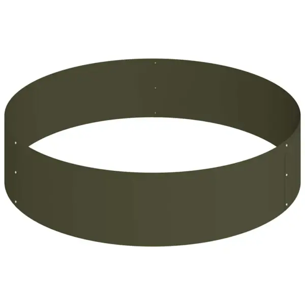 Metallist istutuspeenar aeda, oliivroheline, külmvaltsitud terasest, 90 x 90 x 20 cm – 5