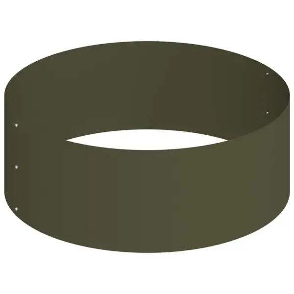 Metallist istutuspeenar aeda, oliivroheline, külmvaltsitud terasest, 90 x 90 x 20 cm – 6