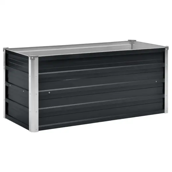 Metallist kõrgpeenar avatud põhjaga, antratsiithall, 100 x 40 x 45 cm – 2