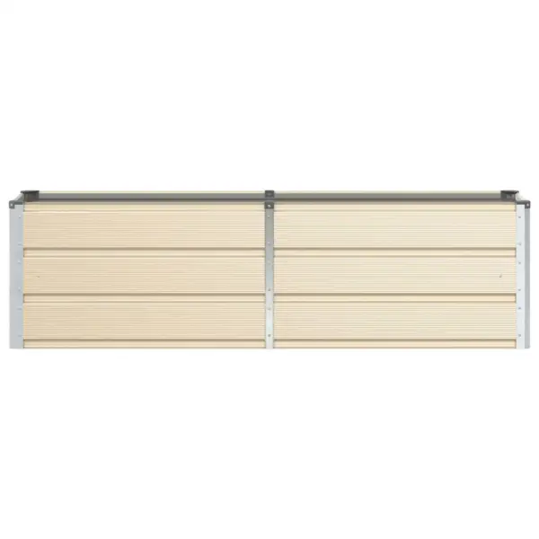 Metallist taimekast aeda, kreemjasvalge, 160 x 40 x 45 cm – 4