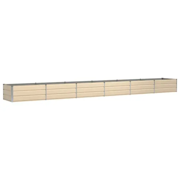 Metallist taimekast 600 x 80 x 45 cm, valge – 2