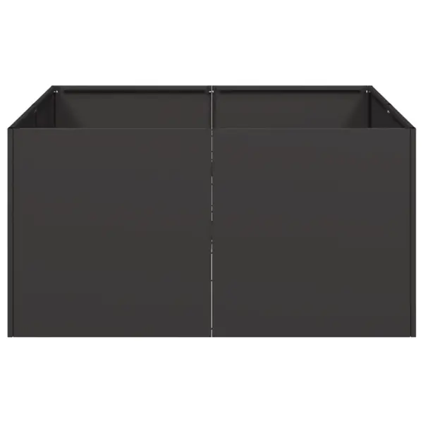 Metallist taimekast avatud põhjaga, must, 80 x 80 x 40 cm – 4