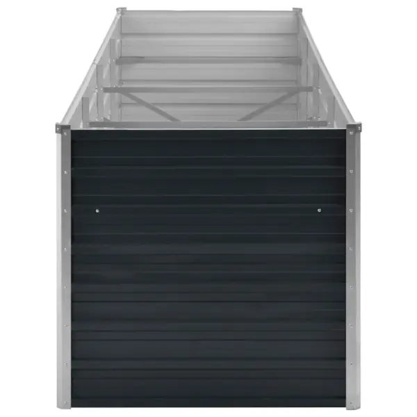 Metallist aia taimelava avatud põhjaga, antratsiithall, tsingitud teras, 320 x 80 x 77 cm – 5