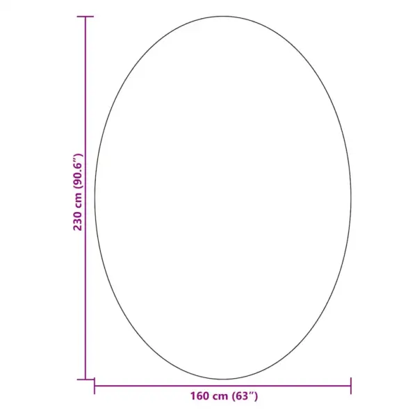 Ovaalne alavaip HUARTE, metsaroheline, 160 x 230 cm, 100% polüester – 10