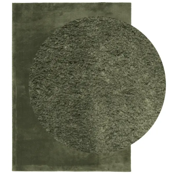 Pestav lühikese karvaga vaip HUARTE, metsaroheline, 160 x 230 cm – 3