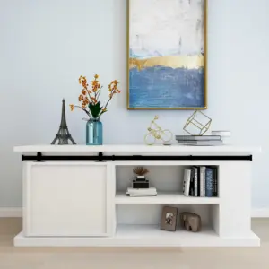 Minisuuruses liugukse komplekt kapiuksele, must süsinikteras, 200 cm