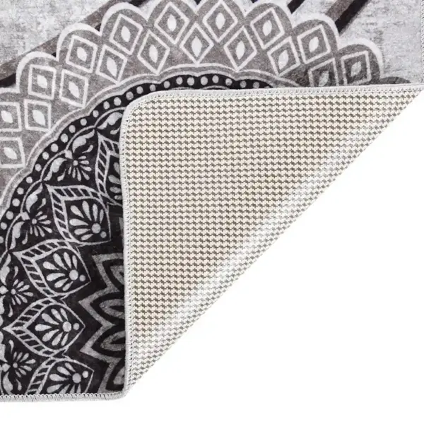 Pestav libisemisvastane vaip, pehme samet, 160 x 230 cm, mitmevärviline hall – 4