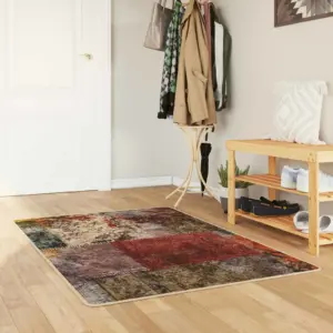Marsa mitmevärviline vaip libisemisvastase PVC alusega, 150 x 100 cm